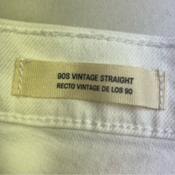 Universal Thread 90s Vintage Straight Leg Jeans White Size 4 - Picture 5 of 11